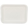 1400 Caserole din carton + CPET termosudabile, albe, 260 x 187 x 30 mm
