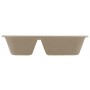 #CTR-BIO-1400-225160 Caserole biodegradabile din trestie de zahar, natur, 225160-50-2C