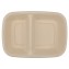 #CTR-BIO-1400-225160 Caserole biodegradabile din trestie de zahar, natur, 225160-50-2C