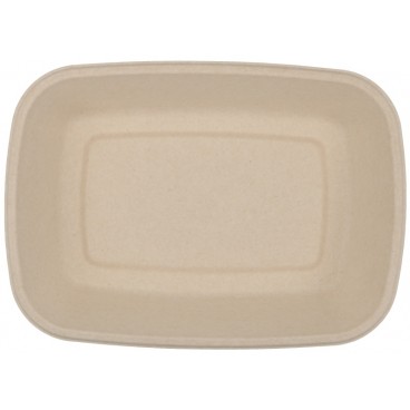 #CTR-BIO-1400-225160 Caserole biodegradabile din trestie de zahar, natur, 225160-55-1C