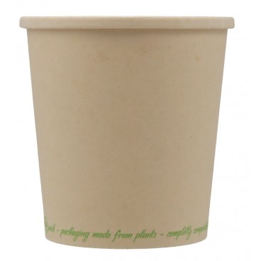 #CTR-CPS-1300-D98 Boluri biodegradabile din bambus + PLA, bej, D98 - 500