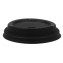 #COF-0200CRT-Z01-CPS Capace din CPLA, negre cu orificiu pentru bauturi calde, Ø 80 mm