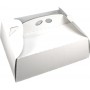 Cutii tort cu maner din carton, #ALBE, CT5, M3831