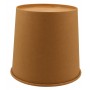 1300-03CSB Boluri din carton tip bucket, chicken, Ø 189 mm, 2550cc + capace din carton
