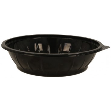 BOL SALATA PET-R D218 1000CC NEGRU /50  9/BX