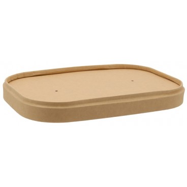 1400 Capace carton, kraft natur, dreptunghiulare, 173 x 123 mm