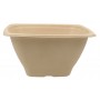 #CTR-BIO-1400-L180 Caserole BIO, natur, patrate, 180 x 180 x 90 mm, 1250 cc
