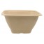 #CTR-BIO-1400-L180 Caserole BIO, natur, patrate, 180 x 180 x 90 mm, 1250 cc