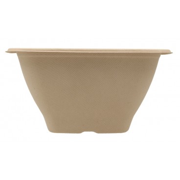 #CTR-BIO-1400-L180 Caserole BIO, natur, patrate, 180 x 180 x 90 mm, 1250 cc