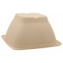 #CTR-BIO-1400-L180 Caserole BIO, natur, patrate, 180 x 180 x 90 mm, 1250 cc