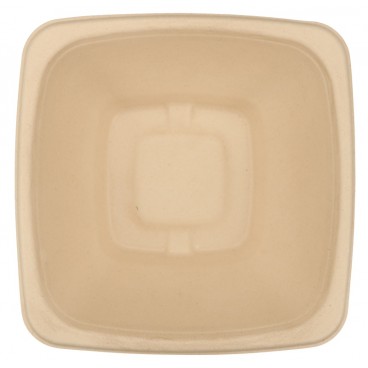#CTR-BIO-1400-L180 Caserole BIO, natur, patrate, 180 x 180 x 90 mm, 1250 cc
