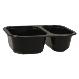 #CTR-SCS-PP-1400 Caserole termosudabile din PP pentru catering, negre, 160112-45C2