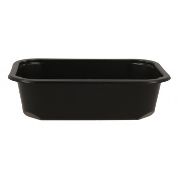 #CTR-SCS-PP-1400 Caserole termosudabile din PP pentru catering, negre, 160112-45C1