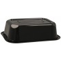 #CTR-SCS-PP-1400 Caserole termosudabile din PP pentru catering, negre, 160112-45C1