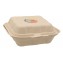#CTR-ABC-1400 Caserole biodegradabile personalizate cu capac atasat, natur, MBS06