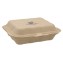 #CTR-ABC-1400 Caserole biodegradabile personalizate cu capac atasat, natur, MBS09