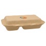 #CTR-ABC-1400 Caserole biodegradabile personalizate cu capac atasat, natur, MBS12