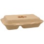 #CTR-ABC-1400 Caserole biodegradabile personalizate cu capac atasat, natur, MBS12