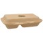 #CTR-ABC-1400 Caserole biodegradabile personalizate cu capac atasat, natur, MBS12