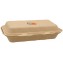 #CTR-ABC-1400 Caserole biodegradabile personalizate cu capac atasat, natur, MBS10