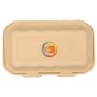 #CTR-ABC-1400 Caserole biodegradabile personalizate cu capac atasat, natur, MBS10