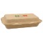 #CTR-ABC-1400 Caserole biodegradabile personalizate cu capac atasat, natur, MBS10