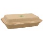 #CTR-ABC-1400 Caserole biodegradabile personalizate cu capac atasat, natur, MBS10