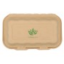 #CTR-ABC-1400 Caserole biodegradabile personalizate cu capac atasat, natur, MBS10