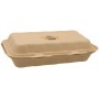 #CTR-ABC-1400 Caserole biodegradabile personalizate cu capac atasat, natur, MBS10