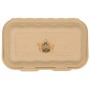 #CTR-ABC-1400 Caserole biodegradabile personalizate cu capac atasat, natur, MBS10