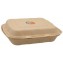 #CTR-ABC-1400 Caserole biodegradabile personalizate cu capac atasat, natur, MBS03