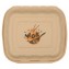 #CTR-ABC-1400 Caserole biodegradabile personalizate cu capac atasat, natur, MBS03