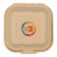 #CTR-ABC-1400 Caserole biodegradabile personalizate cu capac atasat, natur, MBS06