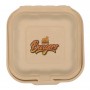 #CTR-ABC-1400 Caserole biodegradabile personalizate cu capac atasat, natur, MBS06