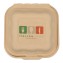 #CTR-ABC-1400 Caserole biodegradabile personalizate cu capac atasat, natur, MBS06