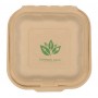 #CTR-ABC-1400 Caserole biodegradabile personalizate cu capac atasat, natur, MBS06