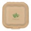 #CTR-ABC-1400 Caserole biodegradabile personalizate cu capac atasat, natur, MBS06