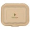 #CTR-ABC-1400 Caserole biodegradabile personalizate cu capac atasat, natur, MBS09