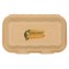 #CTR-ABC-1400 Caserole biodegradabile personalizate cu capac atasat, natur, MBS12