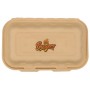 #CTR-ABC-1400 Caserole biodegradabile personalizate cu capac atasat, natur, MBS12