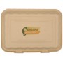 #CTR-ABC-1400 Caserole biodegradabile personalizate cu capac atasat, natur, MBS92