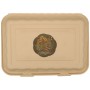 #CTR-ABC-1400 Caserole biodegradabile personalizate cu capac atasat, natur, MBS92