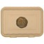 #CTR-ABC-1400 Caserole biodegradabile personalizate cu capac atasat, natur, MBS92
