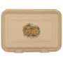 #CTR-ABC-1400 Caserole biodegradabile personalizate cu capac atasat, natur, MBS92