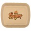 #CTR-BIO-1400 Caserole biodegradabile personalizate cu capac atasat, natur, BURGER, MBRG