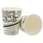 #COF-0200-CRTP1 Pahare din carton cu perete simplu, ziar, D80 mm, 8oz