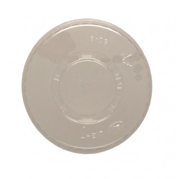 #COF-0200PET-D80-C Capace din polietilena, transparente, plate, fara gaura, D80 mm