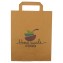 #CTR-CRTKN-3000 Sacose hartie personalizate, kraft natur cu maner interior, 220 x 100 x 280 mm