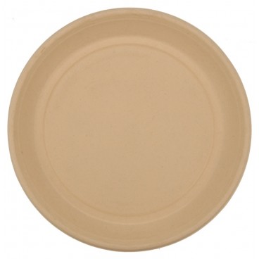 #CTR-BIO-0900 Farfurii biodegradabile din trestie de zahar, EU, natur, rotunde, M205