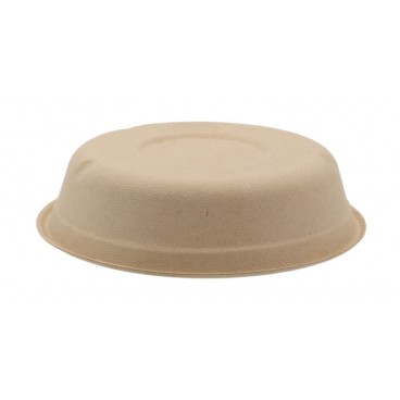 #CTR-BIO-1300-D150 Boluri biodegradabile din trestie de zahar, natur, rotunde, D150-0400